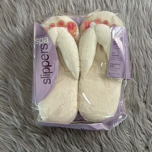 2006 Vintage Pearlessence‎ Spa Slippers Womens Size Medium/Large 8 1/2-10 White